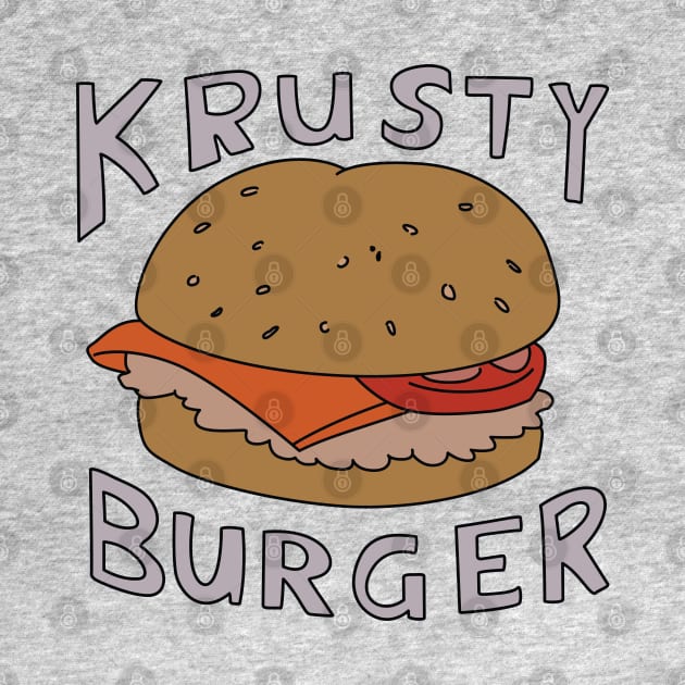 Krusty Burger Ad by saintpetty